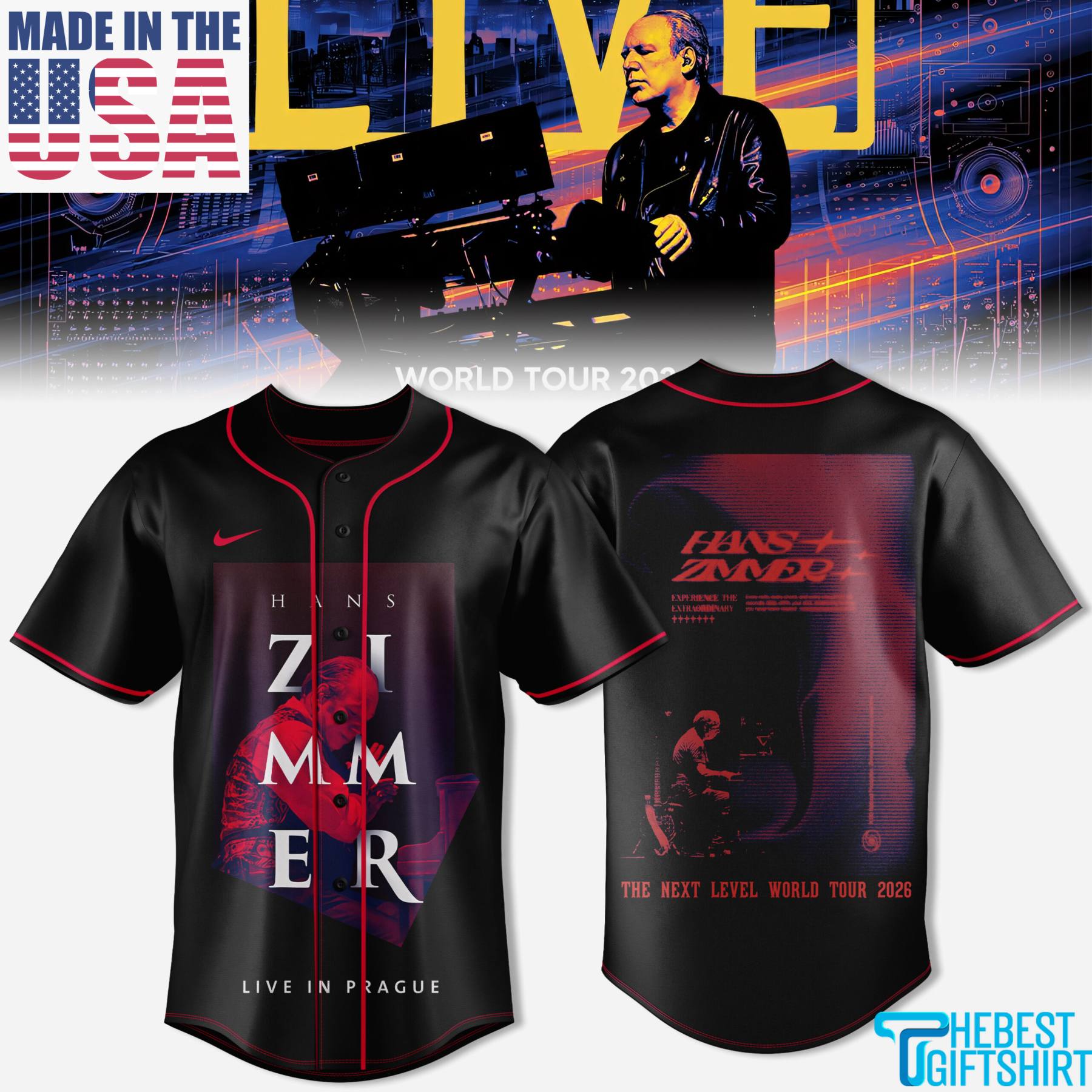 Hans Zimmer The Next Level Live Collection Premium Sports Jersey