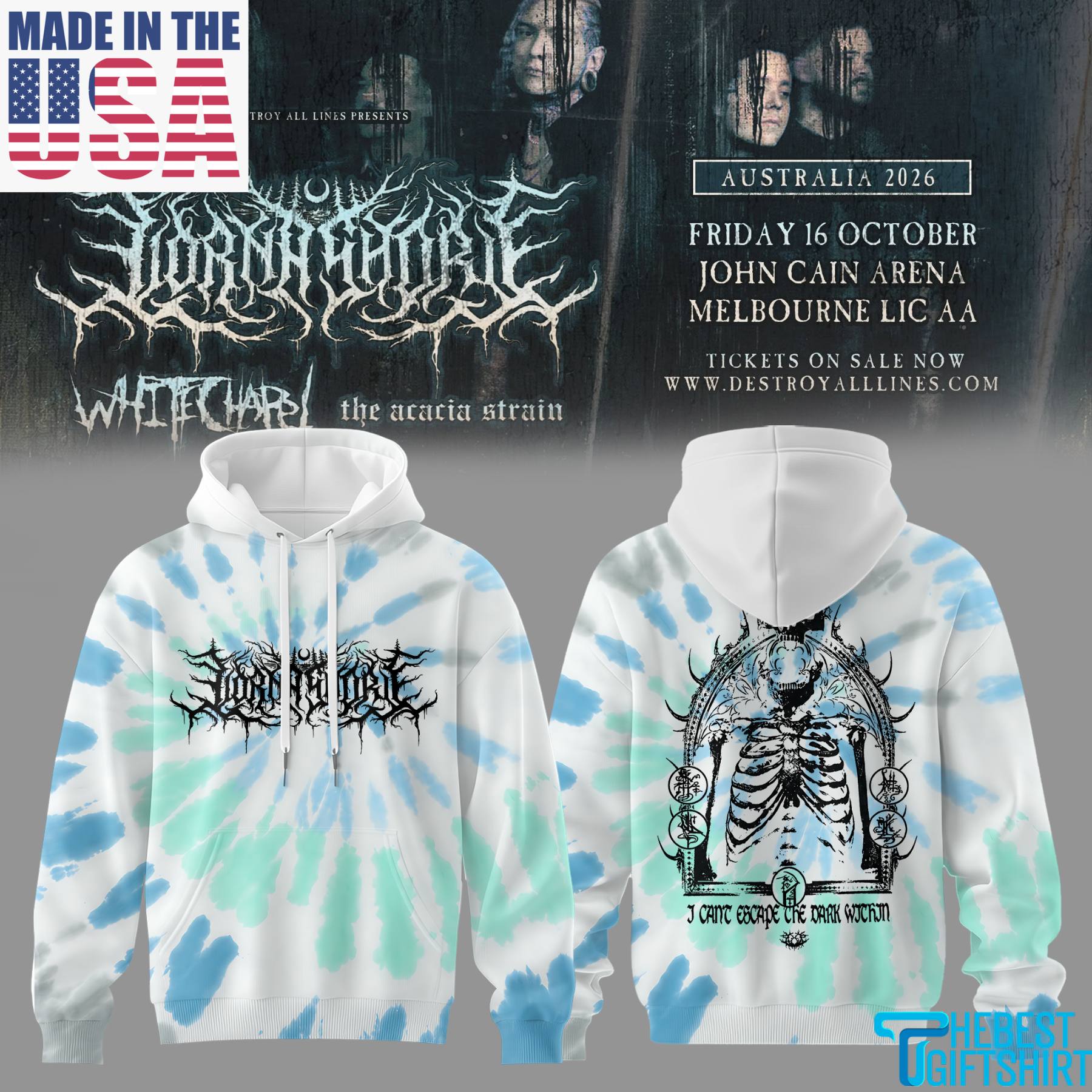 Lorna Shore Australia New Zealand Tour 2026 Limited Hoodie